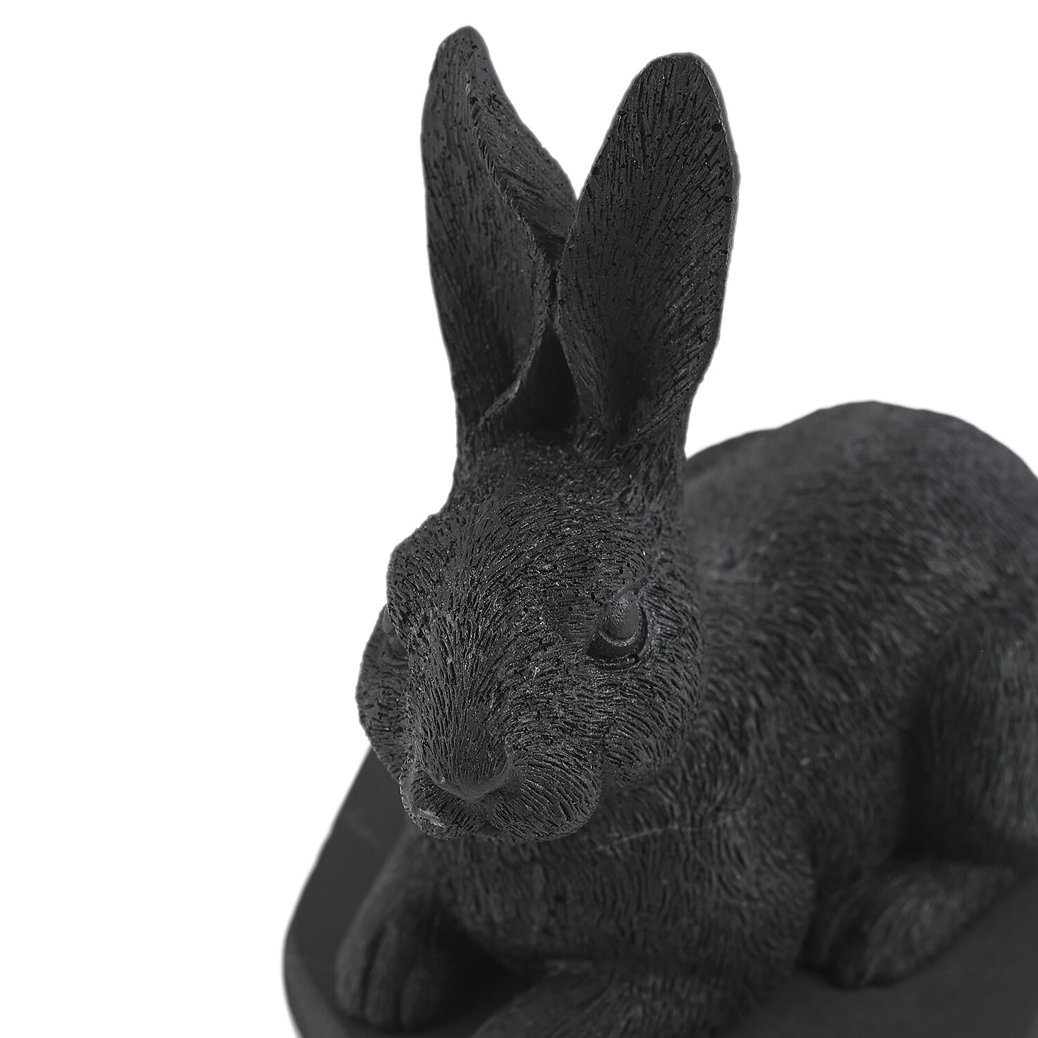 Rabbit Shungite Figurine, Home Decor Figurine, Decorative Figurine, Living Room Decor