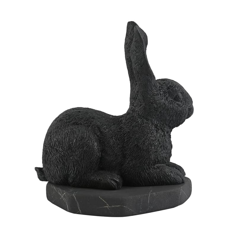 Rabbit Shungite Figurine, Home Decor Figurine, Decorative Figurine, Living Room Decor