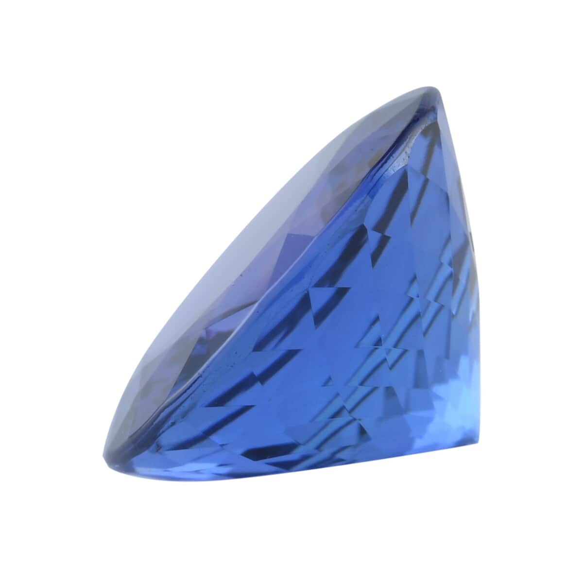 Certified and Appraised Flawless AAAA Tanzanite (Rnd Free Size) 6.00 ctw image number 1