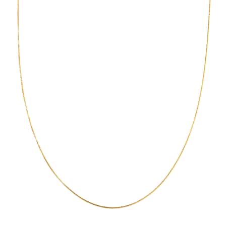 22K Yellow Gold Rectangular Box Chain Necklace 26 Inches 4.60 Grams image number 0