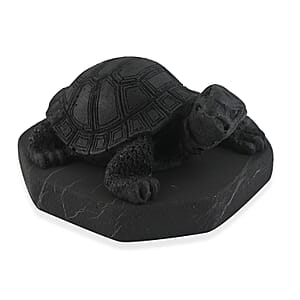 Turtle Shungite Figurine, Home Decor Figurine, Decorative Figurine, Living Room Decor
