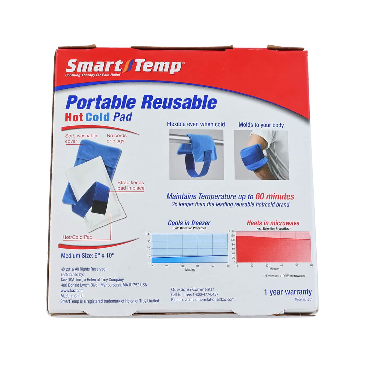 Smart Temp Portable Reusable Medium Hot & Cold Pad image number 6