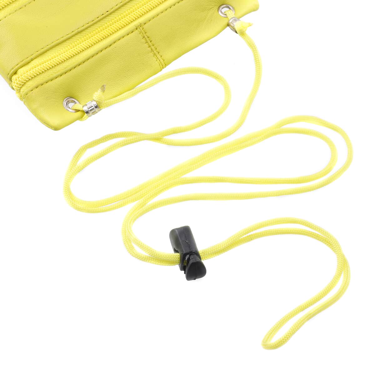 Newage Yellow 100% Genuine Leather Crossbody Bag with Man-made Strap image number 4