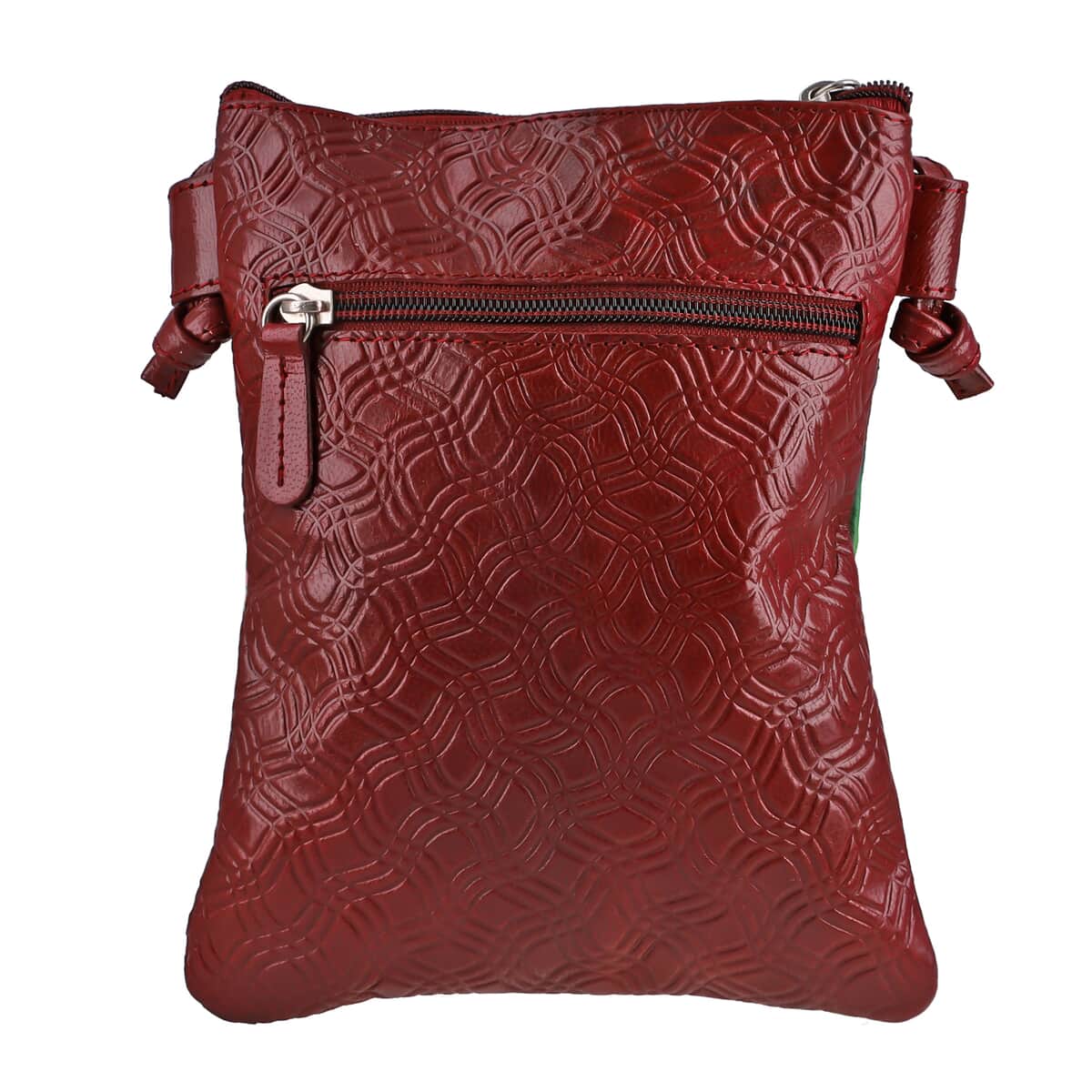 Buy VIVID by SUKRITI Dark Gray Traditional Elephant Pattern Hand Painted Genuine  Leather Crossbody Bag at ShopLC.