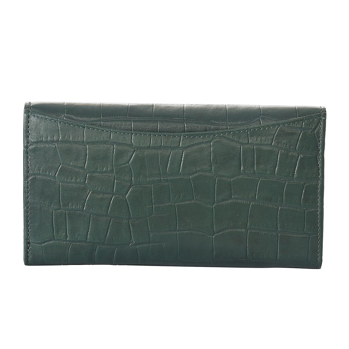 Union Code Green RFID Genuine Leather Wallet for Women , Leather Purse , Card Holder , Designer Wallet image number 5