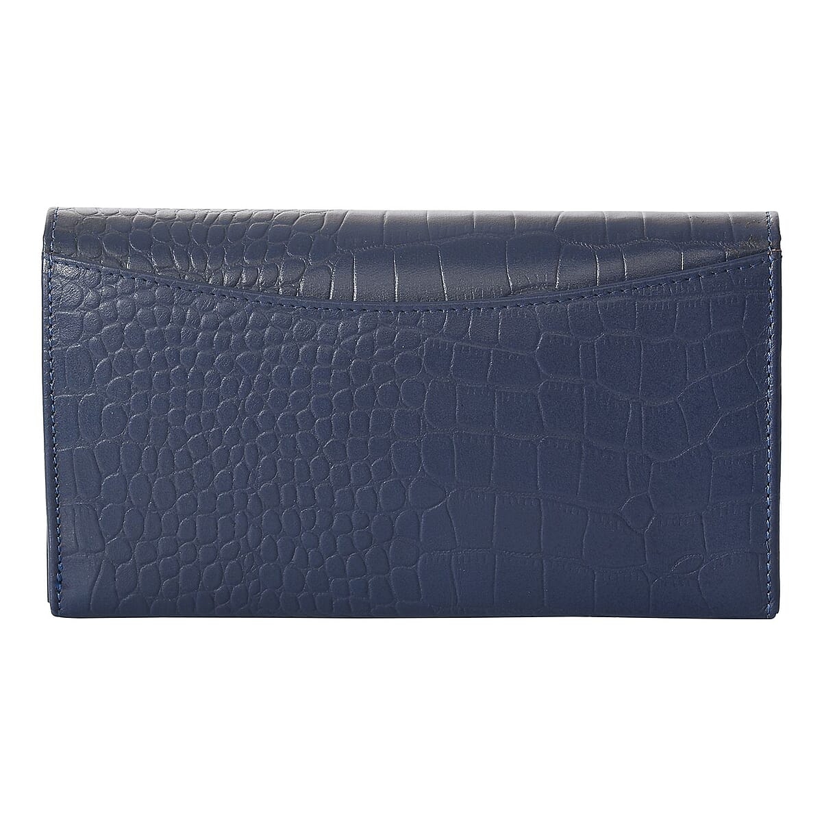 Union Code Blue RFID Genuine Leather Wallet for Women , Leather Purse , Card Holder , Designer Wallet image number 5