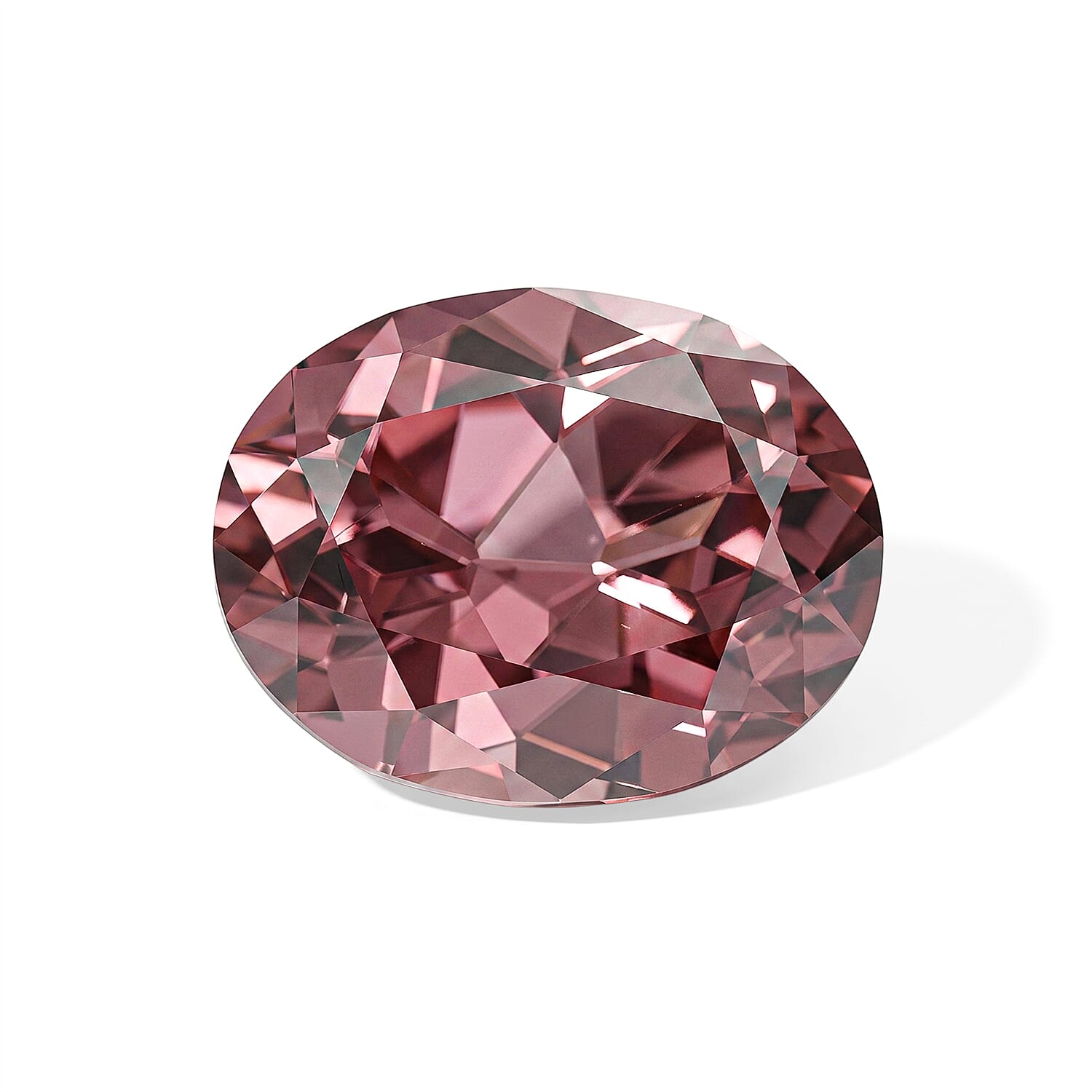 AAAA Raspberry Zircon (Ovl 9x7mm) 2.50 ctw