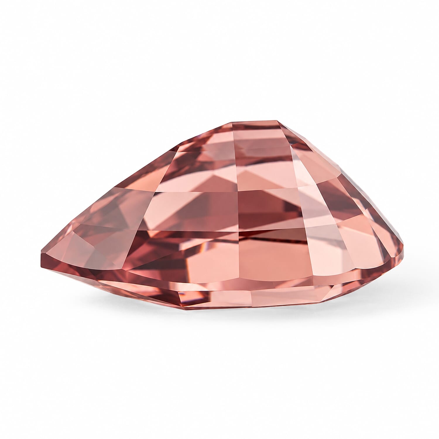 AAAA Raspberry Zircon (Pear) 2.50 ctw