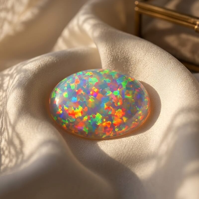 Certified AAAA Andamooka White Opal (Ovl Free Size) 4.00 ctw