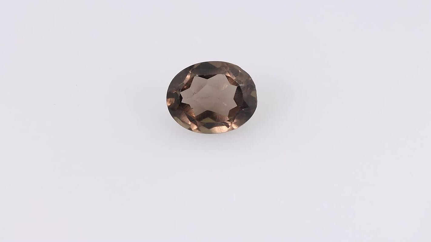AA Brazilian Smoky Quartz (Ovl 10x8 mm) 1.89 ctw