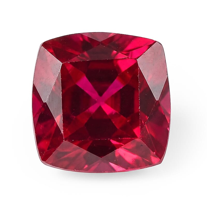 Lab Created Ruby (Cush 6x6 mm) 1.11 ctw