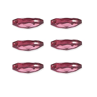 Orissa Rose Garnet Set of 6 (Mrq 5x2.5 mm) 1.05 ctw