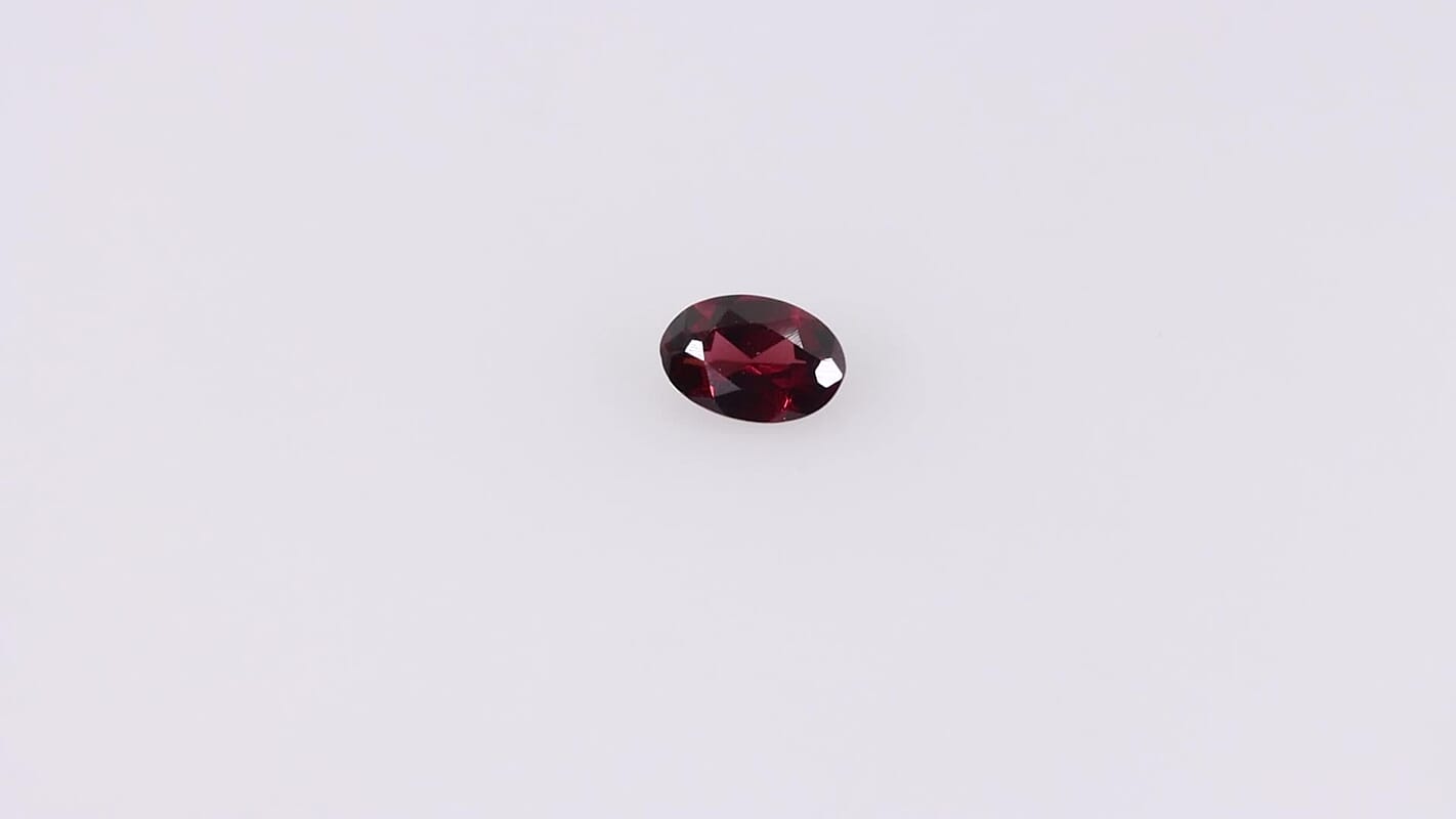 AAA Orissa Rose Garnet (Ovl 6x4 mm) 0.42 ctw