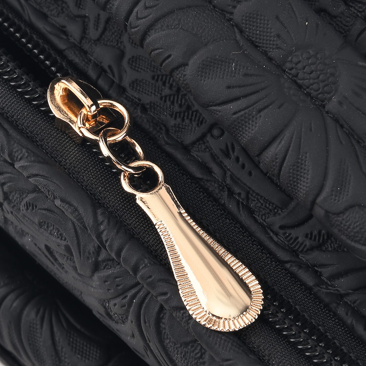 La Marey Black Faux Leather Set of 2 - Crossbody Bag and Wallet