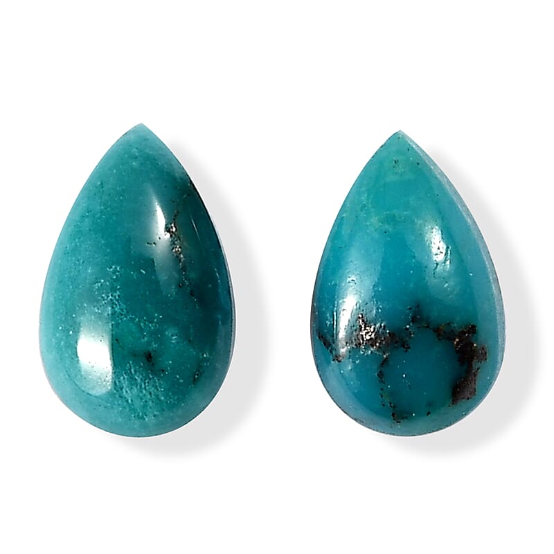 AA Sierra Nevada Turquoise Set of 2 (Pear 5x3 mm) 0.42 ctw