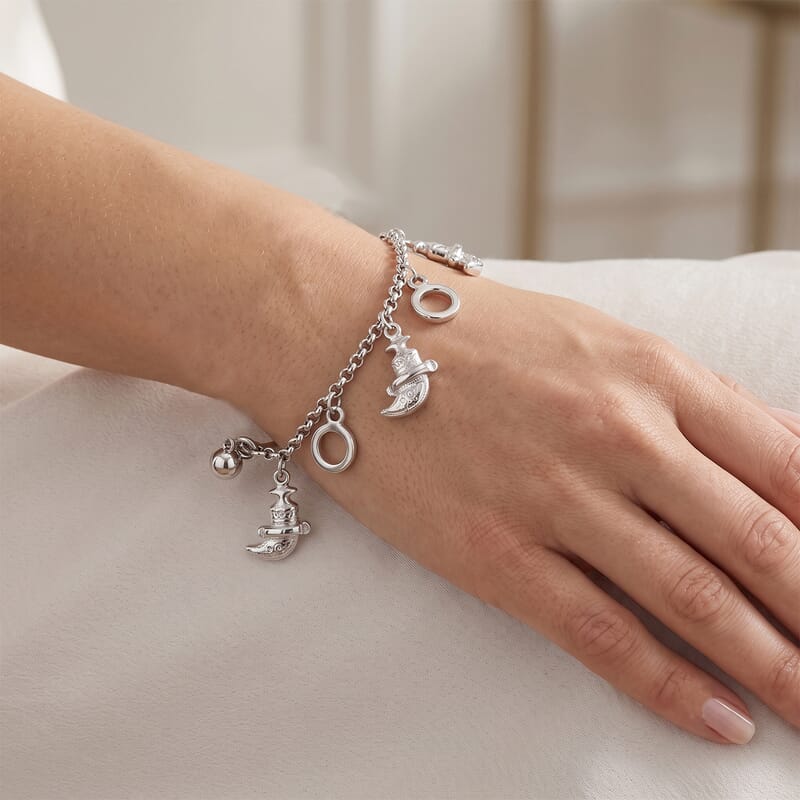 Sterling Silver Bracelet (Size - 7.25),  Silver Wt. 10.4 g