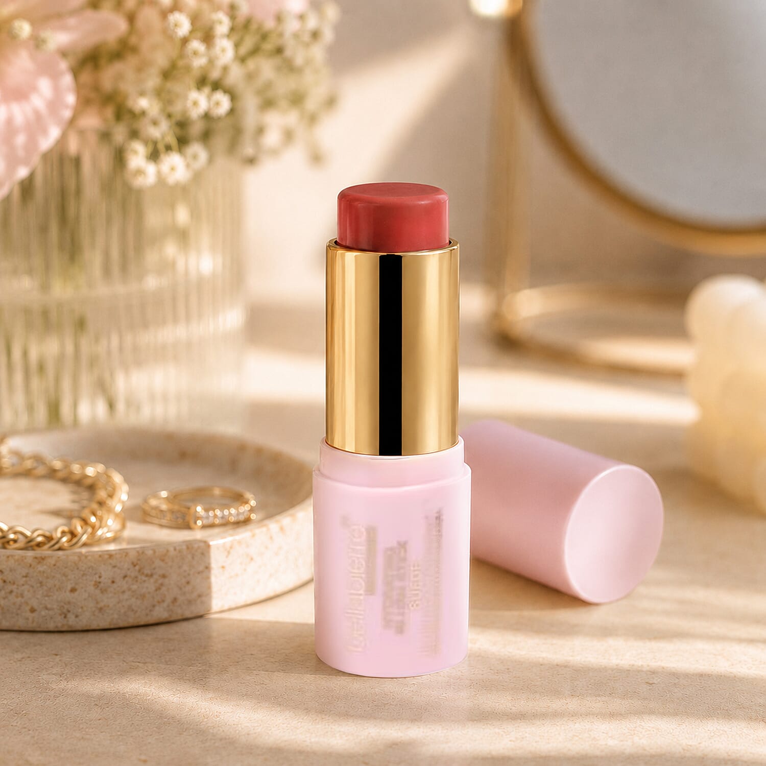 Bellapierre Cosmetics Hydrating Blush Stick- Suede