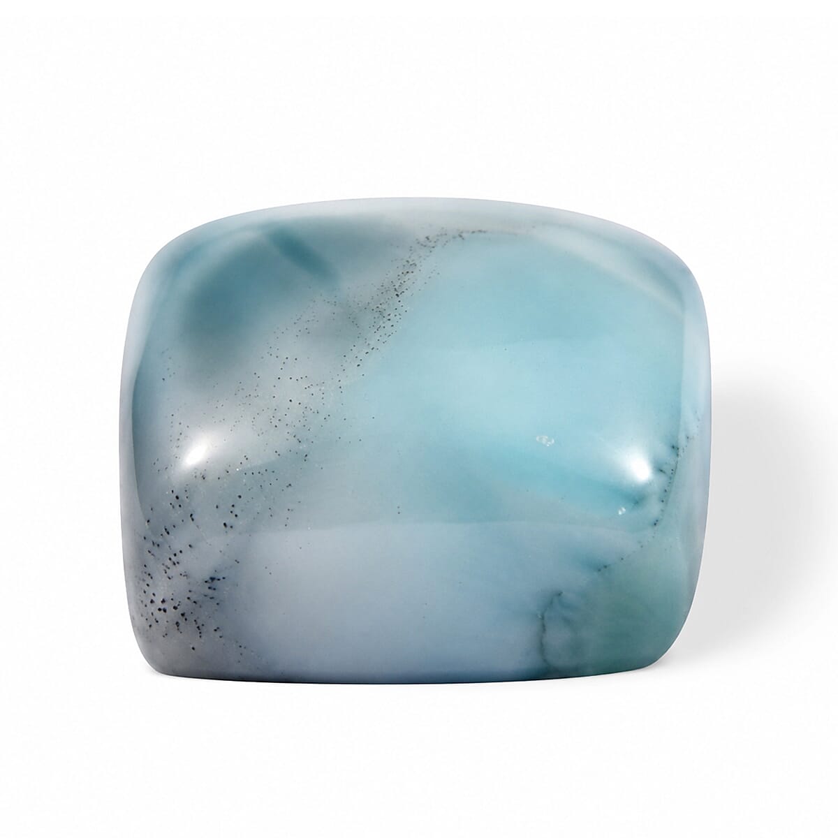 AAA Larimar (Cush 12X12 mm) 7.55 ctw