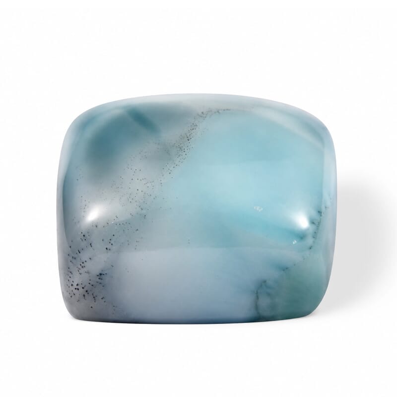 AAA Larimar (Cush 12X12 mm) 7.55 ctw