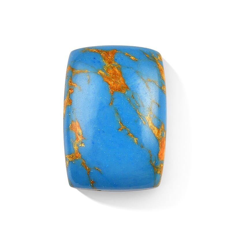 Blue Turquoise (Cush 14x10 mm) 5.11 ctw