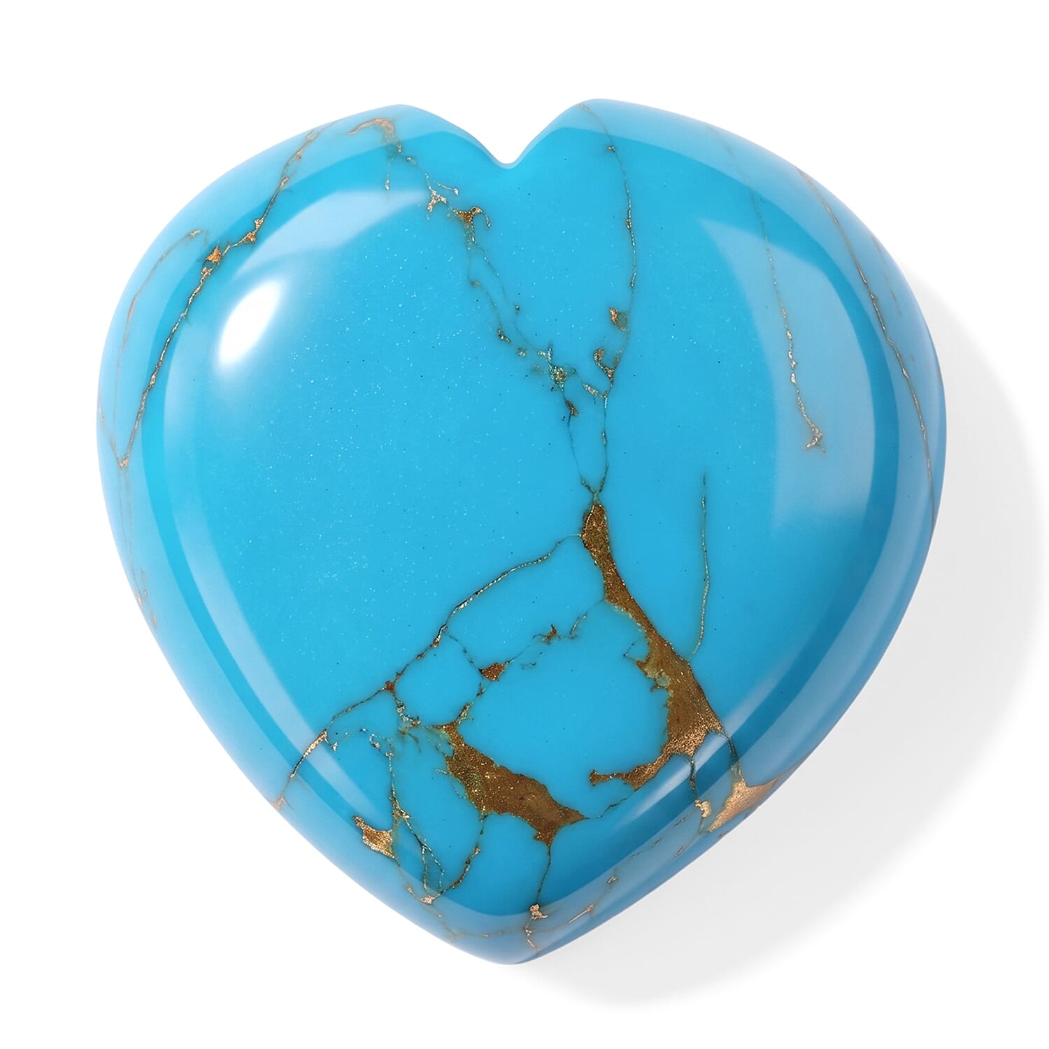 Blue Turquoise (Hrt 20 mm) 11.10 ctw