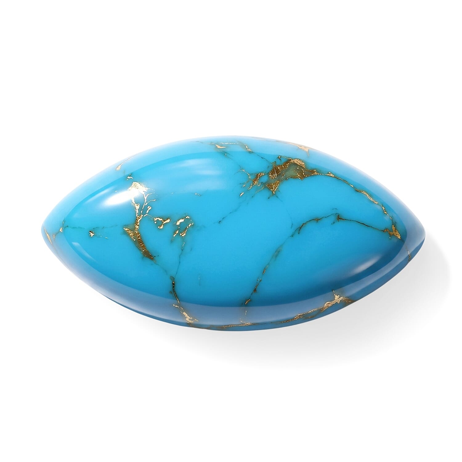 Blue Turquoise (Mrq 16x8 mm) 3.34 ctw