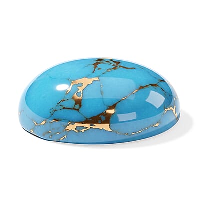 Blue Turquoise (Ovl 14x10 mm) 4.97 ctw