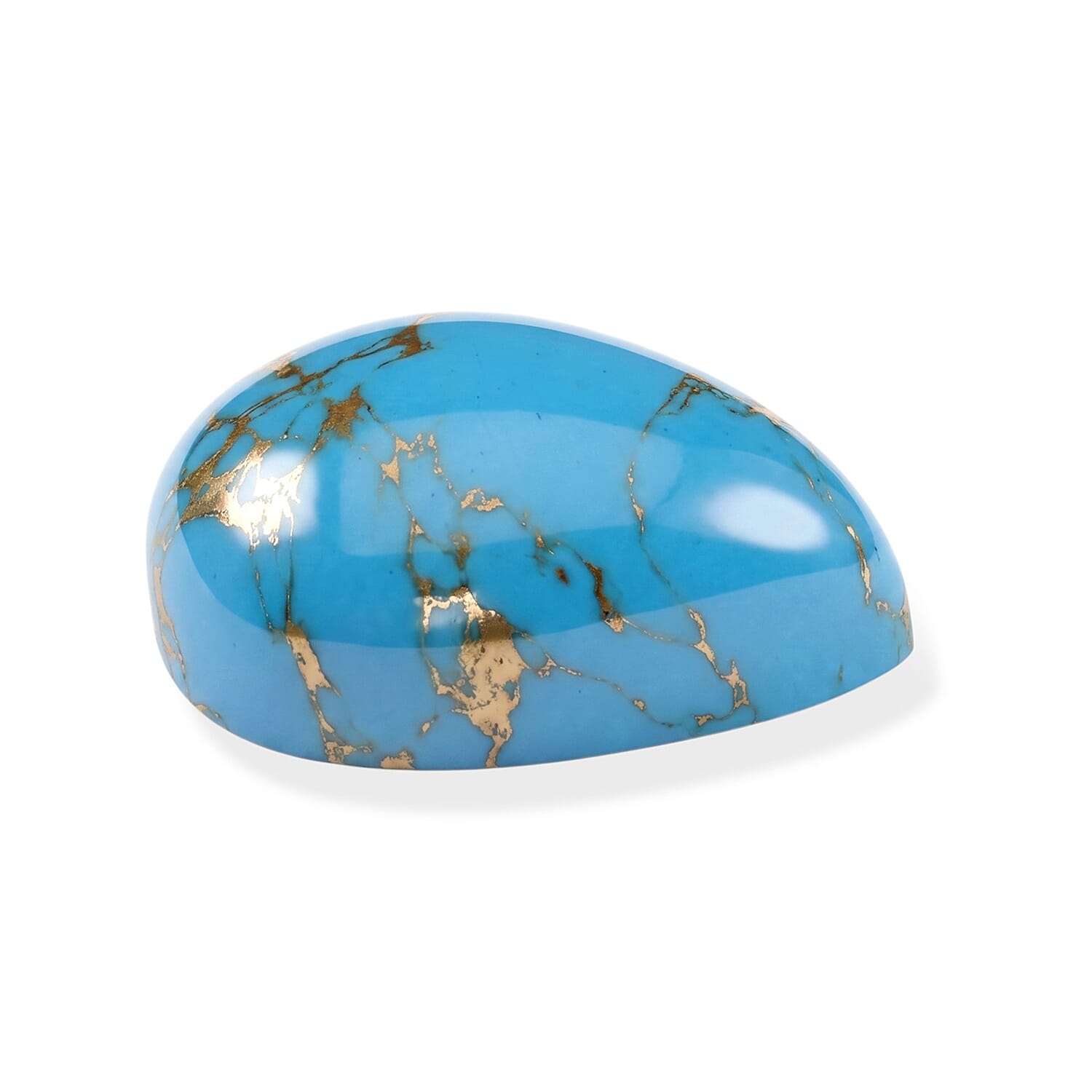 Blue Turquoise (Pear 16x12 mm) 7.06 ctw