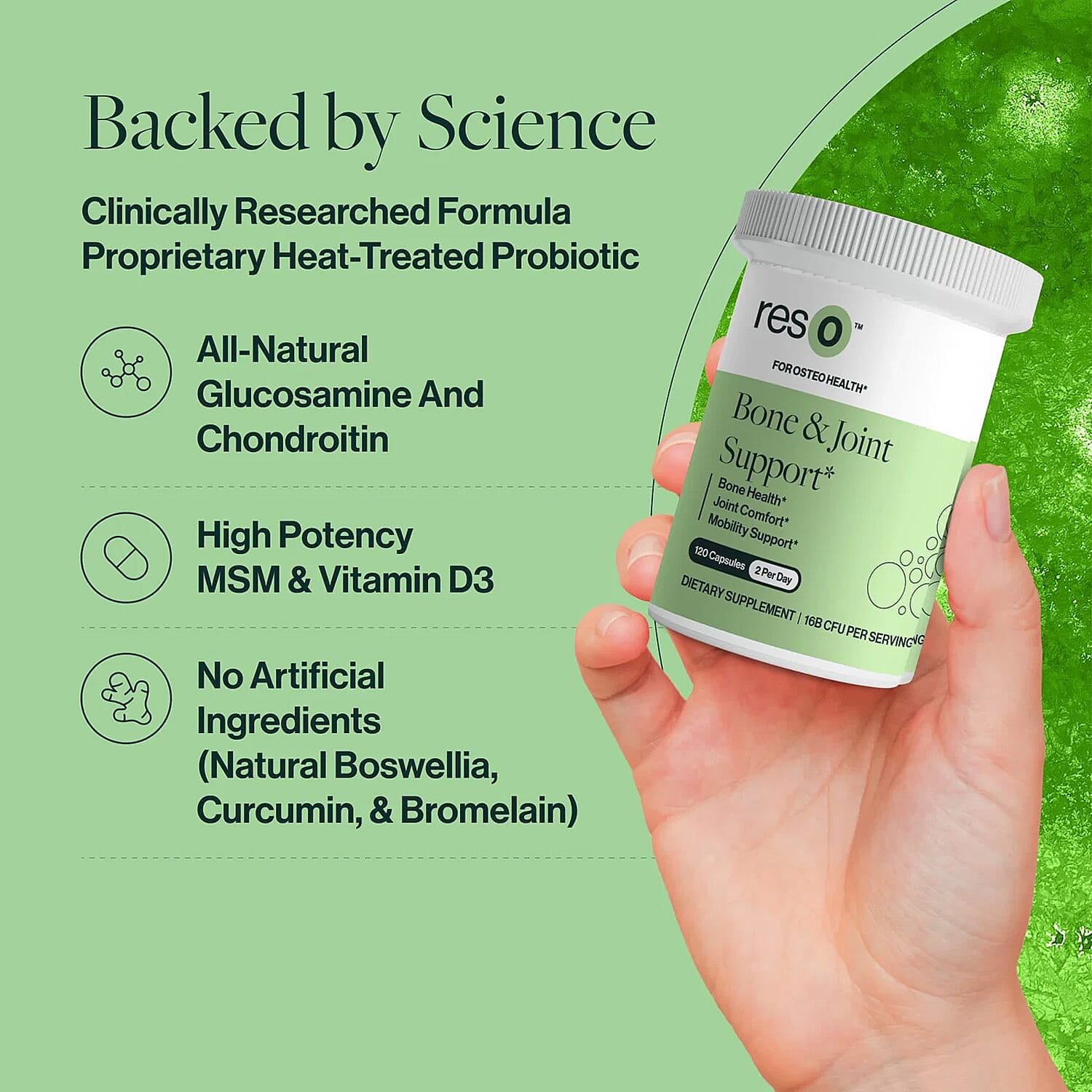 Resbiotic Reso Bone & Joint Support Postbiotic