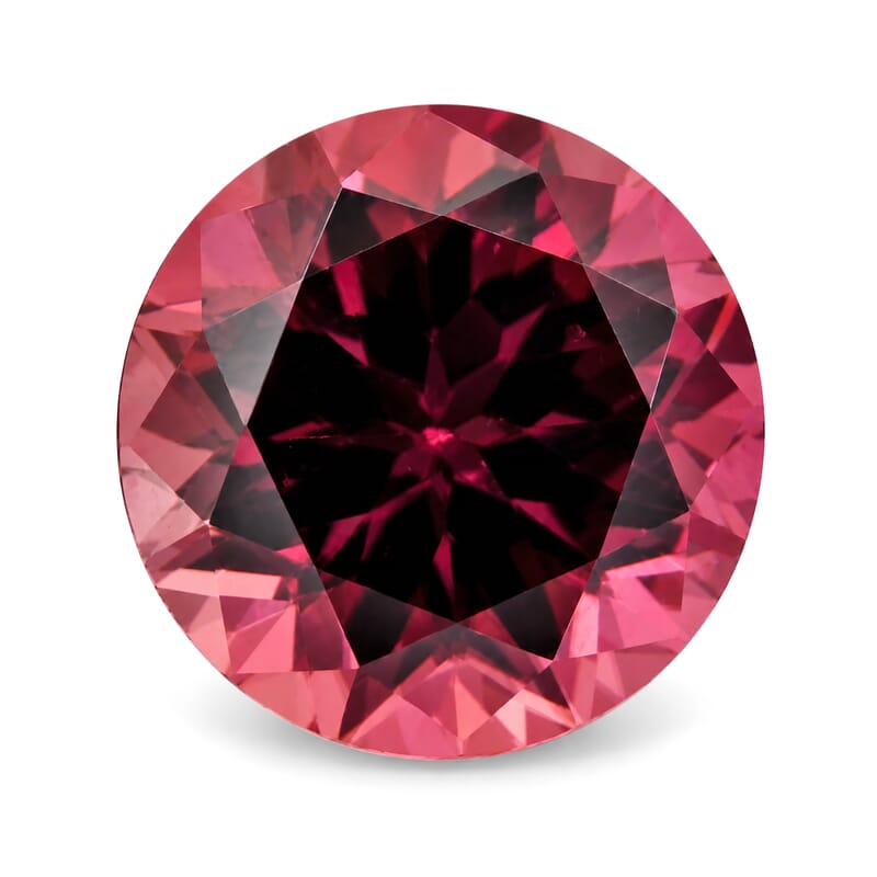 AAAA Raspberry Zircon (Rnd 6mm) 1.00 ctw