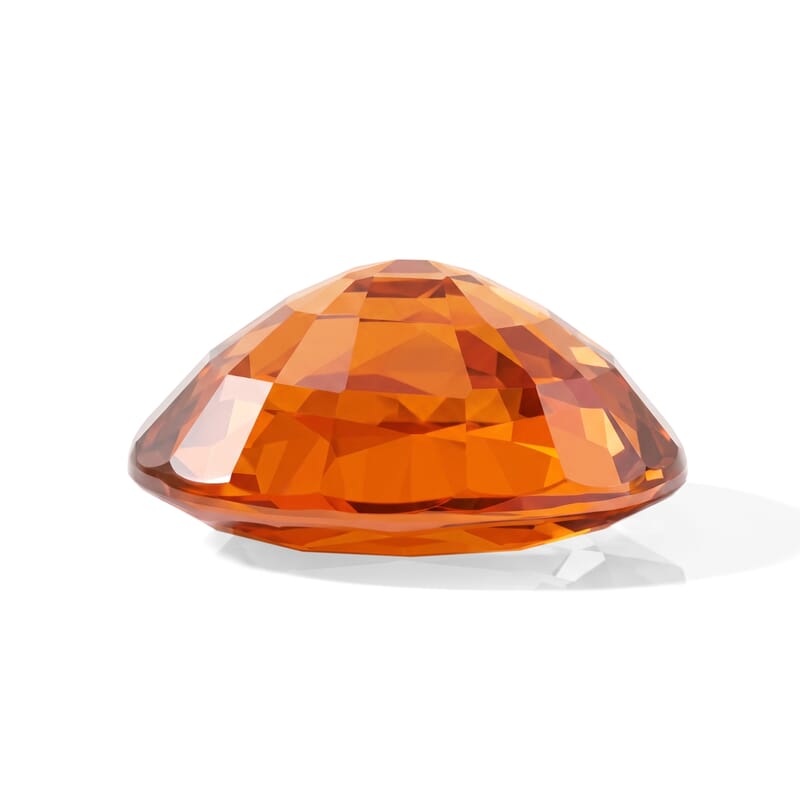 AAAA Sunset Sapphire (Ovl 10x8mm) 2.50 ctw