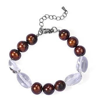 Brown Dyed Pearl - Product card gallery slide 1 (10305243545913)