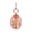 Iliana 18K Rose Gold AAA Certified Marropino Morganite, G-H SI Diamond Pendant 9.65 ctw