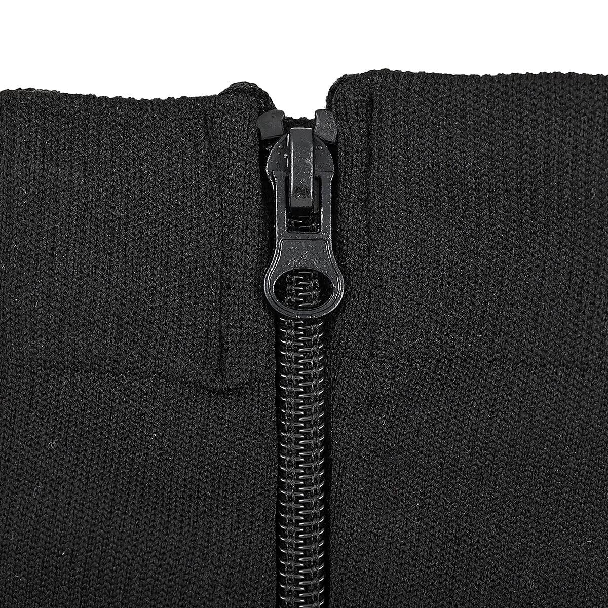 Set of 2 Black and Brown Spandex and Nylon Compression Socks with Zipper (XXL) image number 2