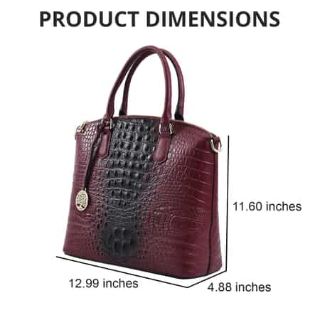 Women's Burgundy Designer Handbags & Wallets