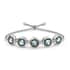 Malagasy Labradorite Bolo Bracelet in Stainless Steel 4.90 ctw image number 0
