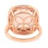 ILIANA 18K Rose Gold AAA Certified and Appraised  Morganite, Diamond (G-H, SI) Ring 5.95 g (Size 6.0) 10.85 ctw image number 4