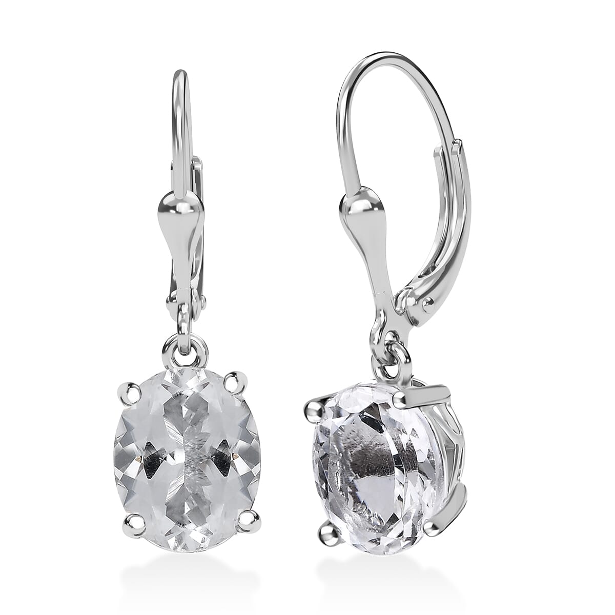 J Francis Embellished with Crystal by Swarovski Earrings in Platinum Over Sterling Silver image number 0