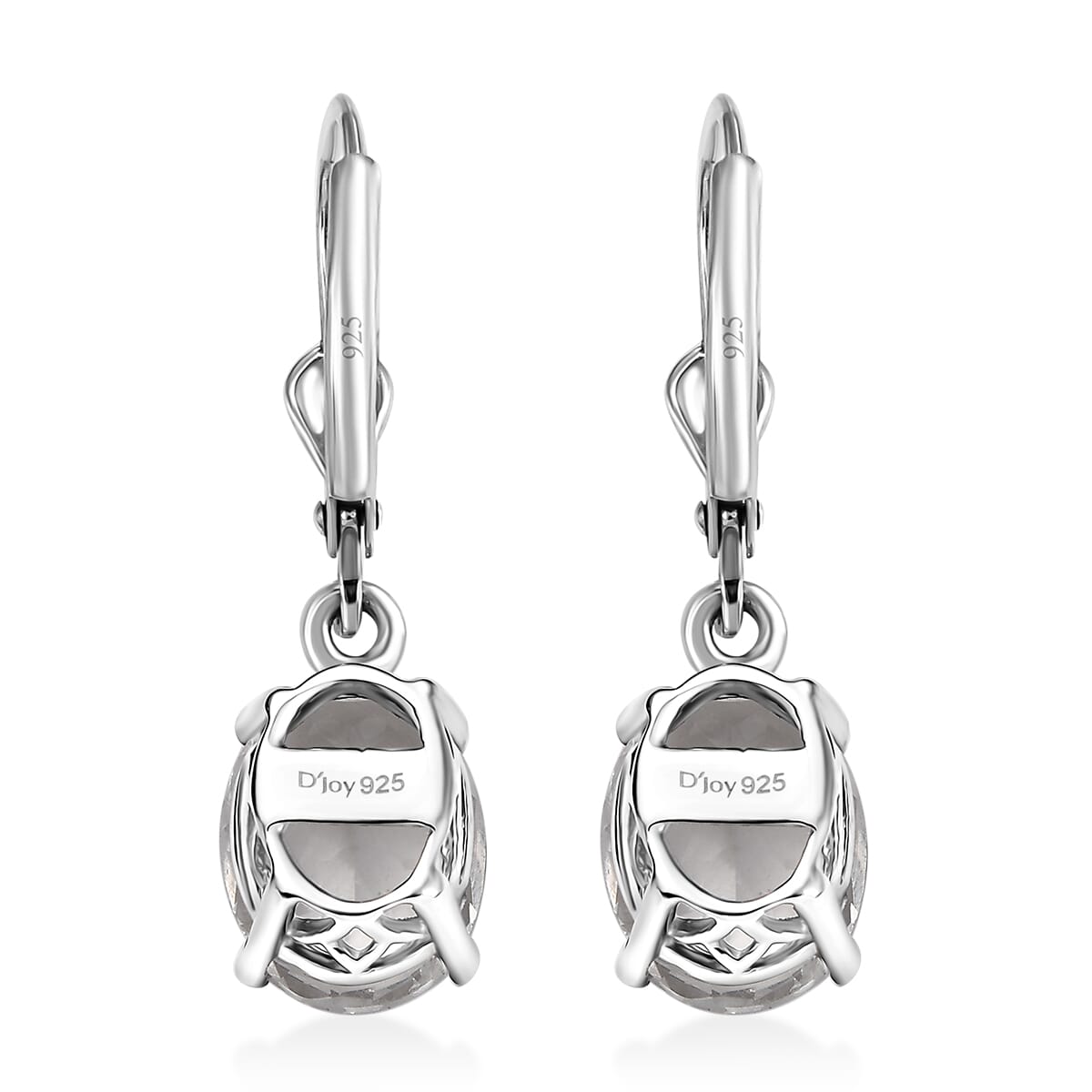 J Francis Embellished with Crystal by Swarovski Earrings in Platinum Over Sterling Silver image number 4