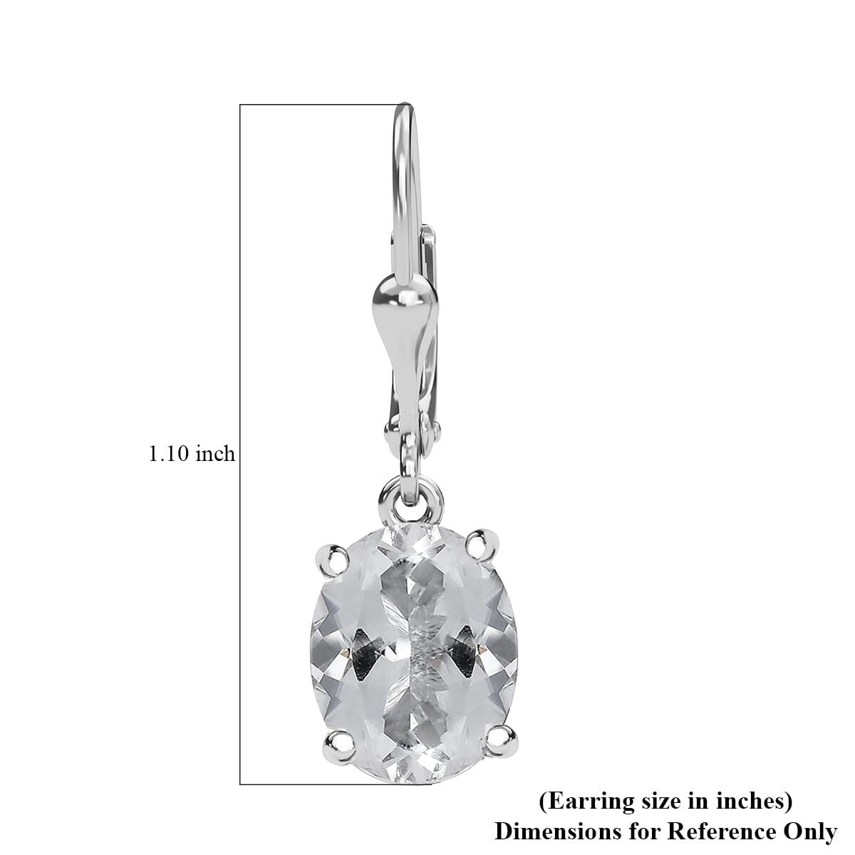 J Francis Embellished with Crystal by Swarovski Earrings in Platinum Over Sterling Silver image number 5