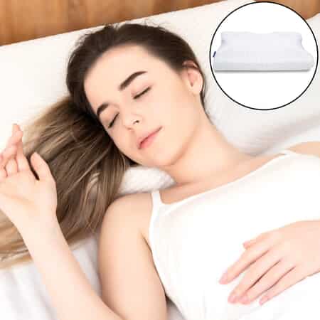 2PCS Cooling Gel Pillow, Memory Foam Pillow for Sleeping w/ Washable Pillow  Case