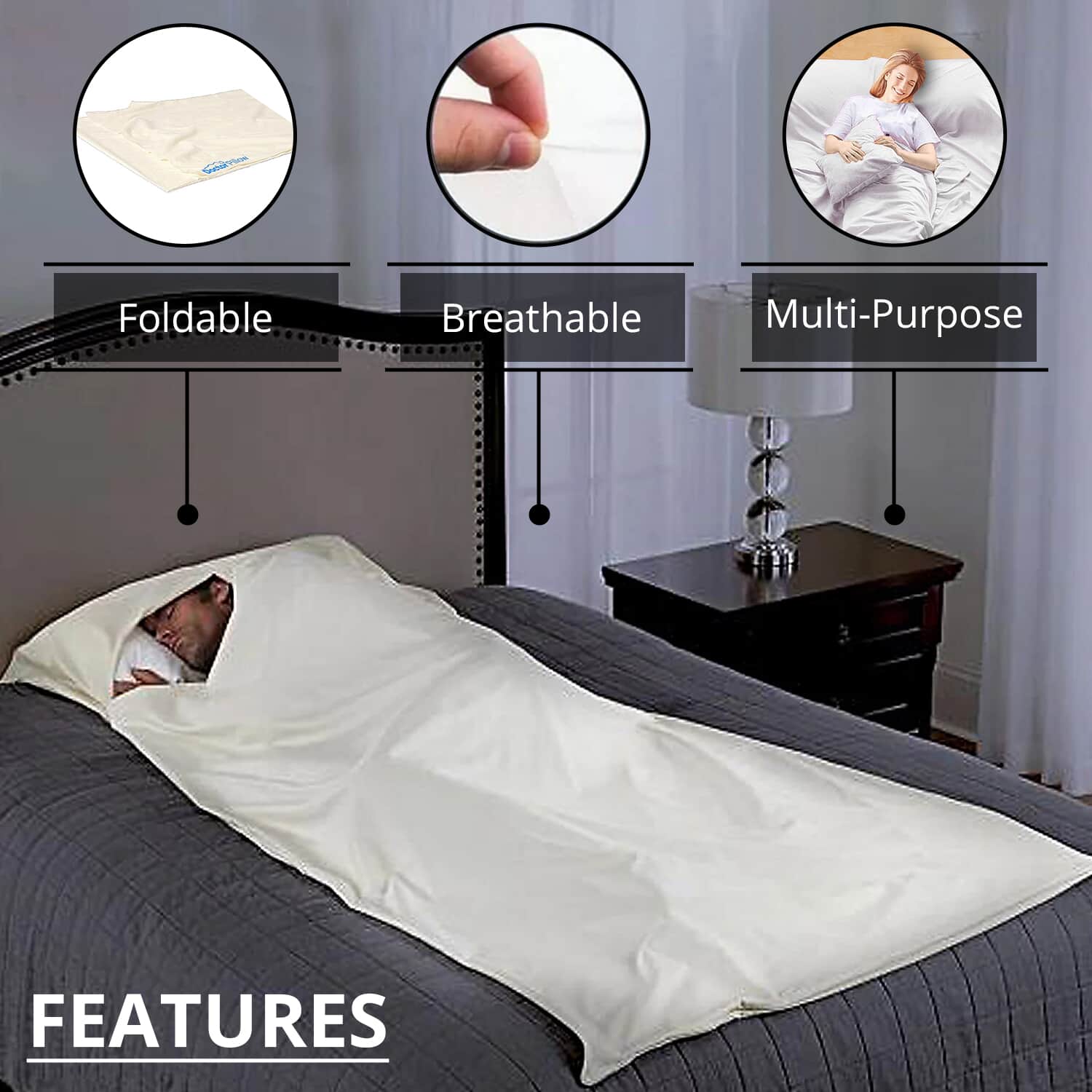 Buy Cozy Sleeping Bag by Doctor Pillow Best Portable Sleeping