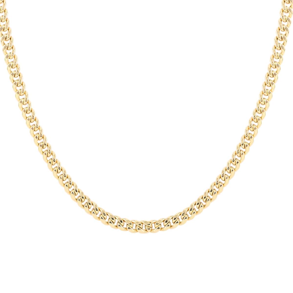 California Closeout Deal 10K Yellow Gold 3.5mm Miami Cuban Necklace 20 Inches 6.7 Grams image number 0