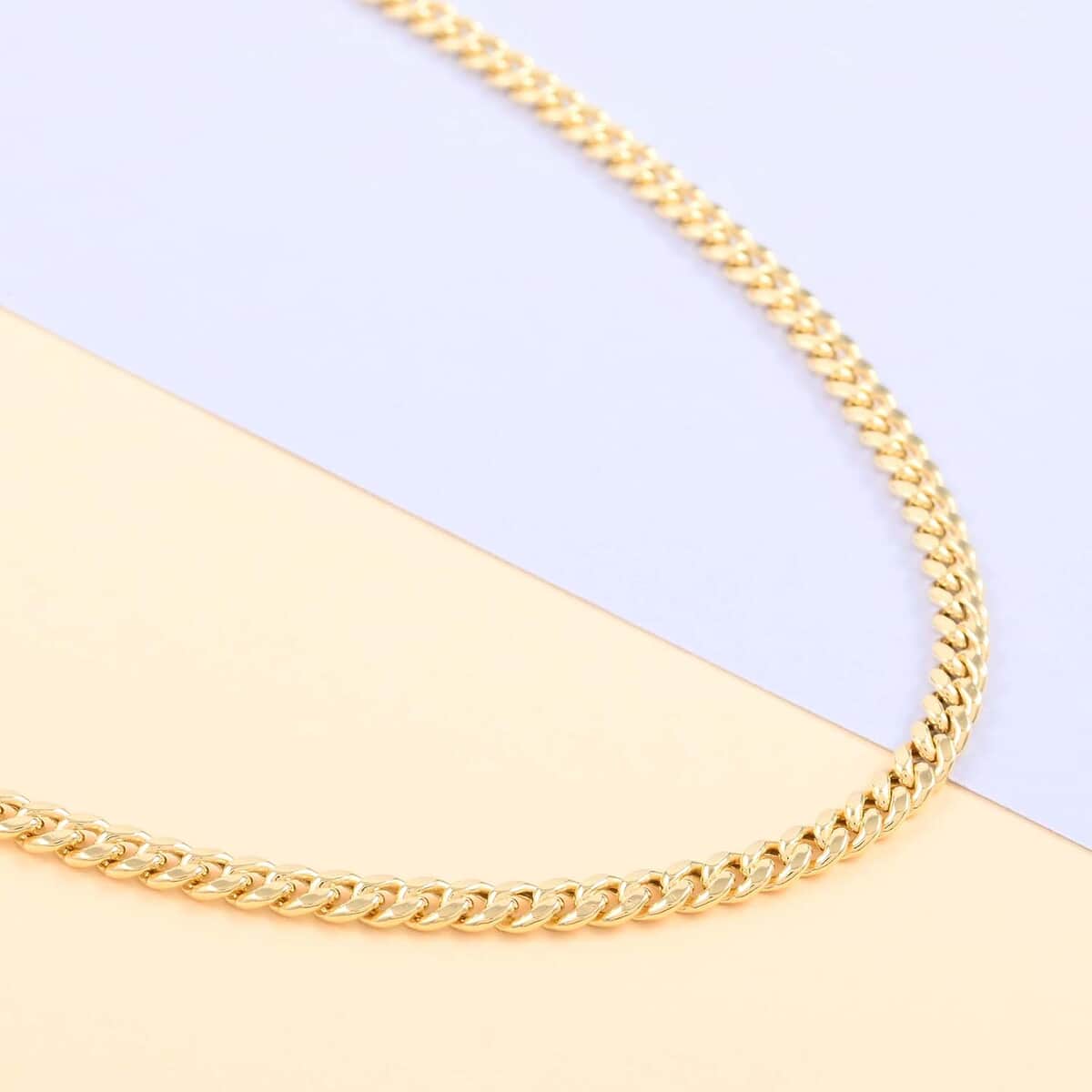 California Closeout Deal 10K Yellow Gold 3.5mm Miami Cuban Necklace 20 Inches 6.7 Grams image number 1