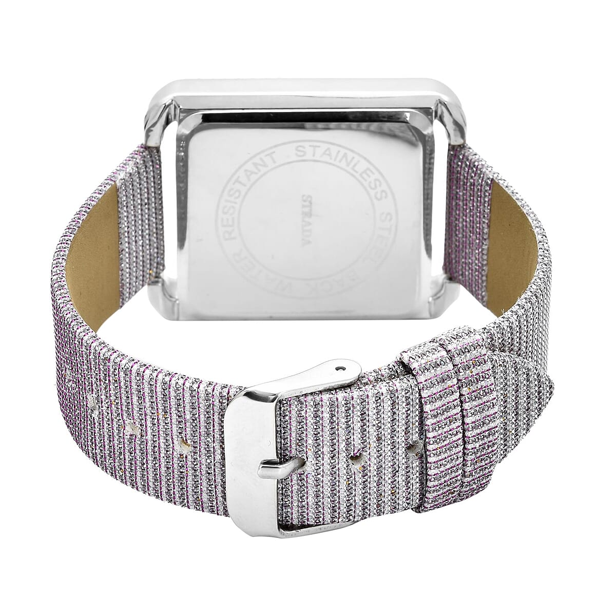 Buy Strada Electronic Movement Digital Watch with Lilac Faux  display picture 3