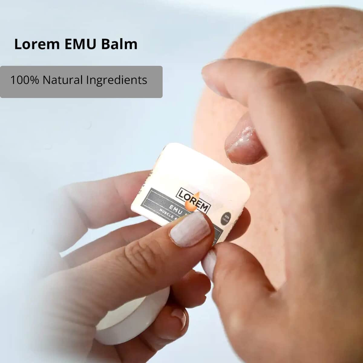Lorem EMU Balm Natural Pain Relief Bundle 100g+10g image number 2