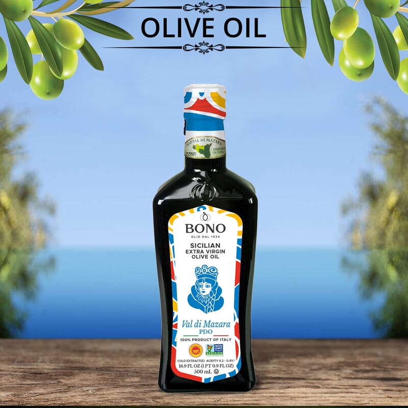Chef Sergio's Sicilian P.D.O Val Di Mazara Certified Extra Virgin Olive Oil