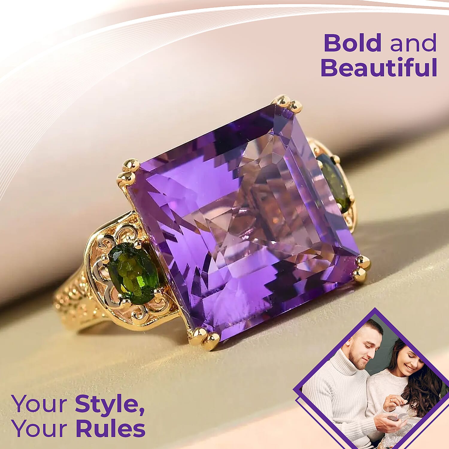 Rose De France Amethyst / 10 - Product card gallery slide 2 (10144512475419)