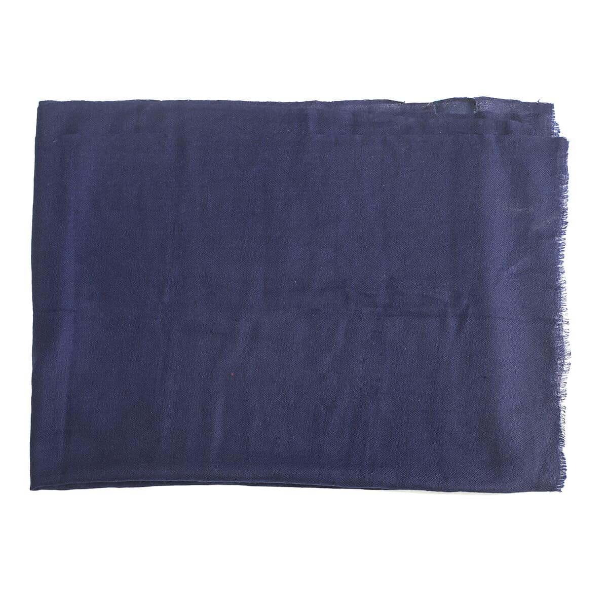 Tamsy Blue 100% Cashmere Wool Scarf image number 4