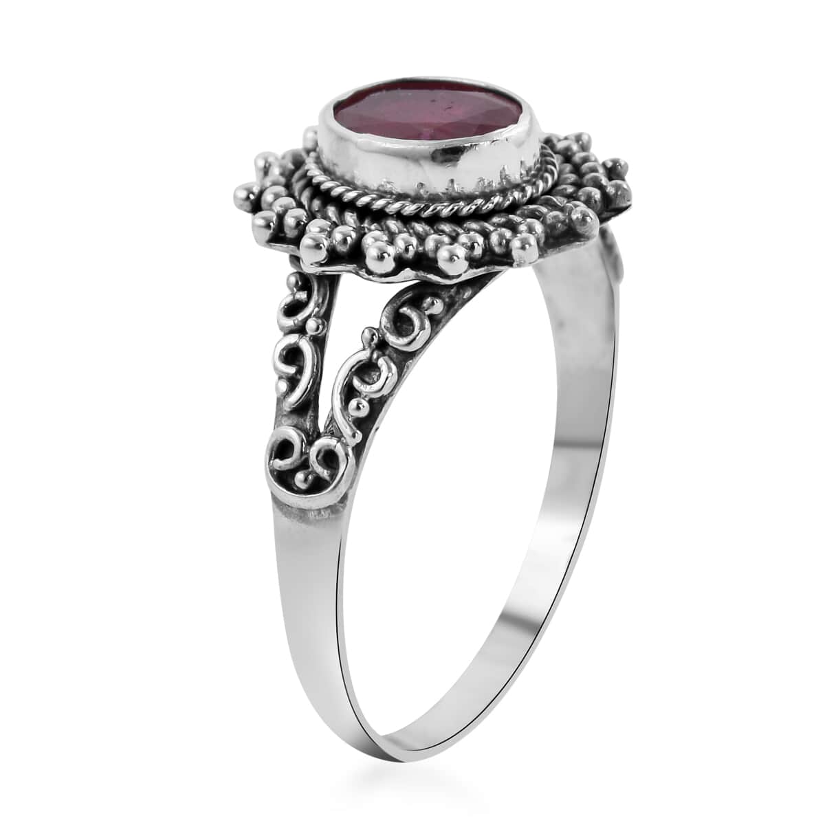 BALI LEGACY Niassa Ruby Ring in Sterling Silver (Size 10.0) 1.50 ctw image number 3
